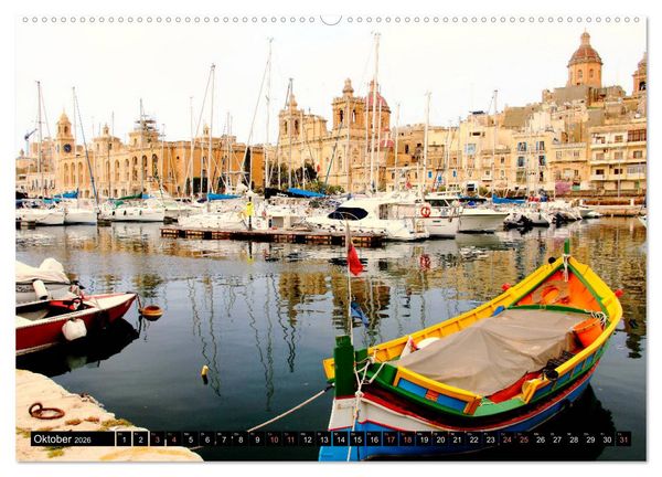 Produktbild: Malta - Juwel im Mittelmeer (Wandkalender 2026 DIN A2 quer), CALVENDO Monatskalender