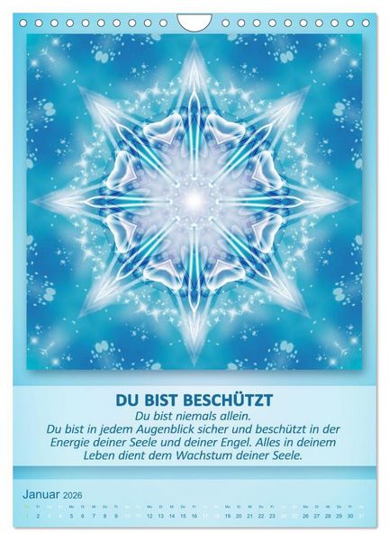 Produktbild: Light Energy Mandalas - Kalender - Vol. 1 (Wandkalender 2026 DIN A4 hoch), CALVENDO Monatskalender