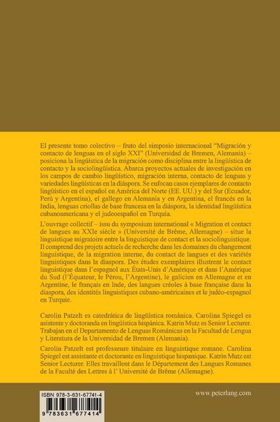 Produktbild: Migraci&oacute;n y contacto de lenguas en la Romania del siglo XXI / Migration et contact de langues au XXIe si&egrave;cle