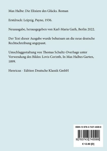 Produktbild: Die Elixiere des Gl&uuml;cks