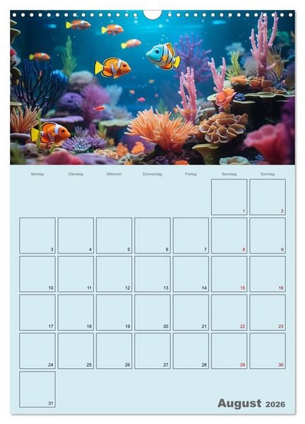 Produktbild: Schiffe, Fische und Piraten (Wandkalender 2026 DIN A3 hoch), CALVENDO Monatskalender