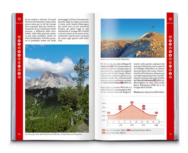 Produktbild: KOMPASS guida escursionistica Dolomiti di Sesto, Parco Naturale Tre Cime, 50 itinerari