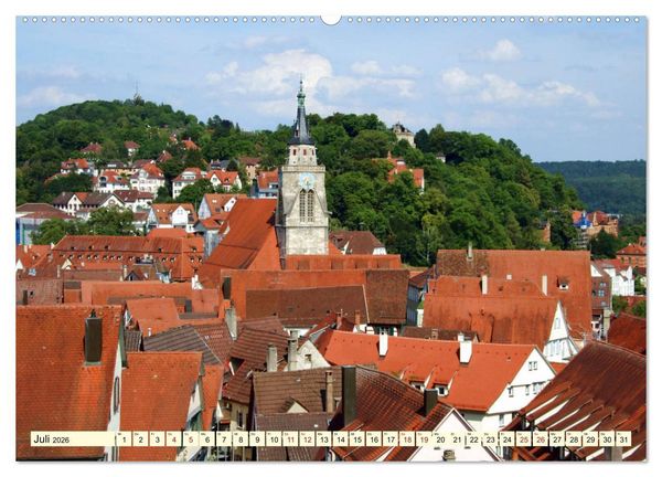 Produktbild: Unterwegs in T&uuml;bingen (hochwertiger Premium Wandkalender 2026 DIN A2 quer), Kunstdruck in Hochglanz