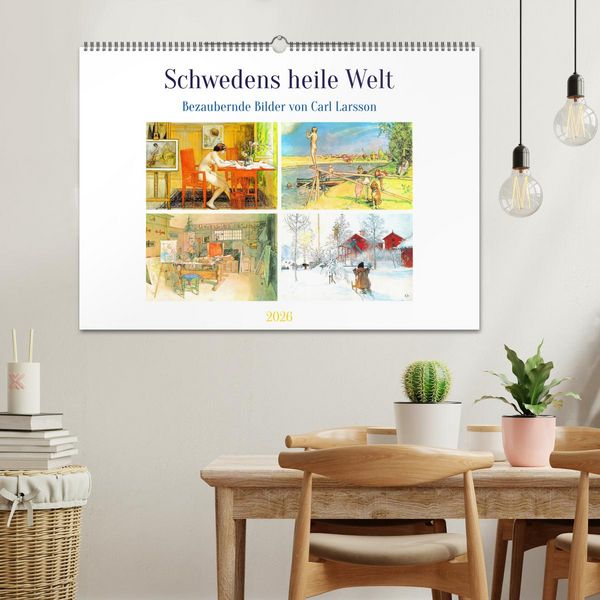 Produktbild: Schwedens heile Welt (Wandkalender 2026 DIN A2 quer), CALVENDO Monatskalender