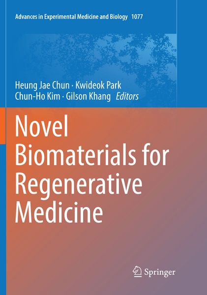 Produktbild: Novel Biomaterials for Regenerative Medicine