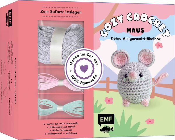 Produktbild: Cozy Crochet &ndash; Deine Amigurumi-H&auml;kelbox: Maus