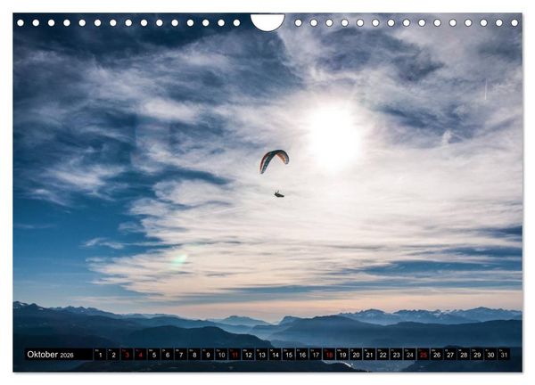 Produktbild: Paragliding - die Faszination des Fliegens (Wandkalender 2026 DIN A4 quer), CALVENDO Monatskalender