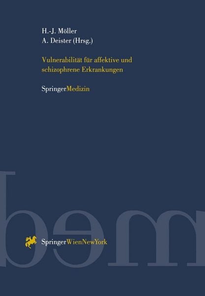 Produktbild: Vulnerabilit&auml;t f&uuml;r affektive und schizophrene Erkrankungen