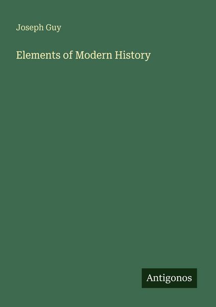 Produktbild: Elements of Modern History