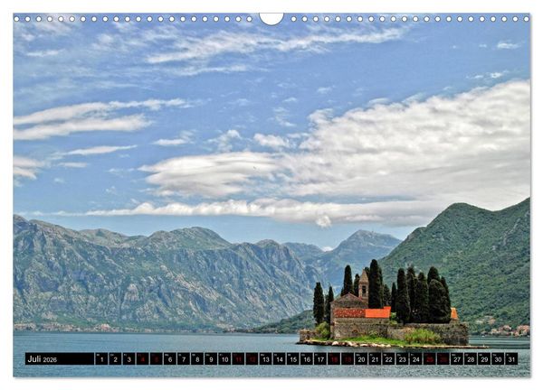Produktbild: Unterwegs in Montenegro (Wandkalender 2026 DIN A3 quer), CALVENDO Monatskalender