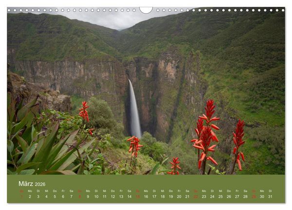 Produktbild: &Auml;thiopien Landschaften der Gegens&auml;tze (Wandkalender 2026 DIN A3 quer), CALVENDO Monatskalender