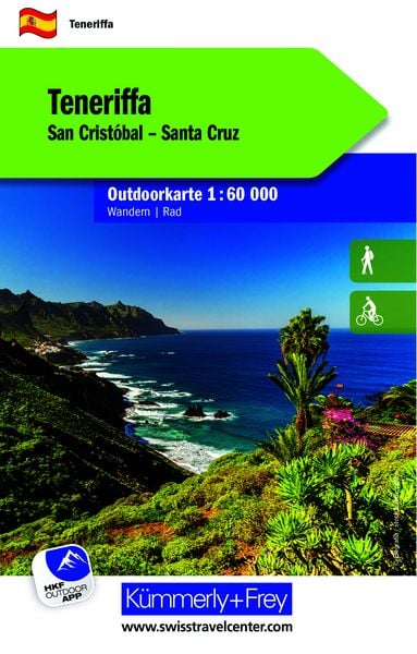 Produktbild: K&uuml;mmerly+Frey Outdoorkarte Teneriffa 1:60.000