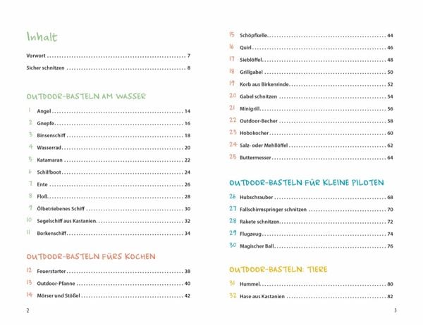 Produktbild: Das Outdoor-Bastelbuch