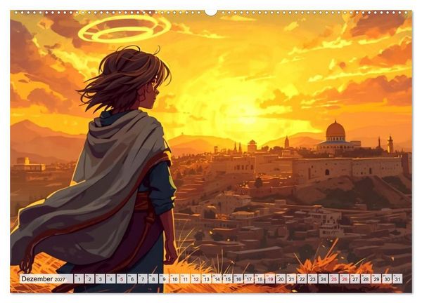 Produktbild: David gegen Goliath &ndash; Mut besiegt St&auml;rke (Wandkalender 2027 DIN A2 quer), CALVENDO Monatskalender