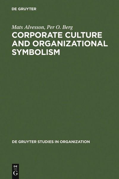 Produktbild: Corporate Culture and Organizational Symbolism