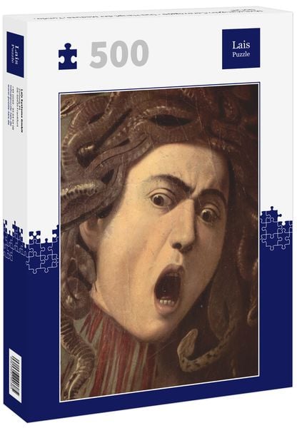 Lais Puzzle Michelangelo Caravaggio - Das Haupt der Medusa, Tondo, Detail 500 Teile
