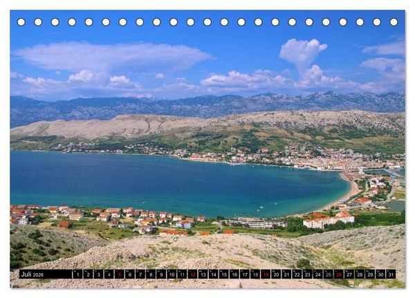 Produktbild: Kroatien (Tischkalender 2026 DIN A5 quer), CALVENDO Monatskalender