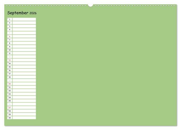 Produktbild: Bunter Bastelkalender (Wandkalender 2026 DIN A2 quer), CALVENDO Monatskalender