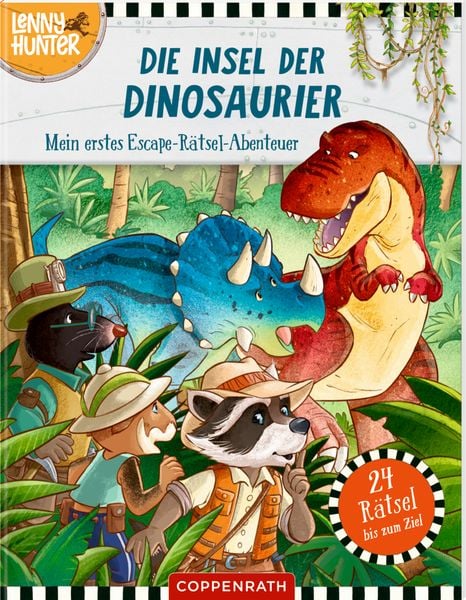 Produktbild: Escape-R&auml;tsel-Ab.: Die Insel der Dinosaurier - Lenny Hunter