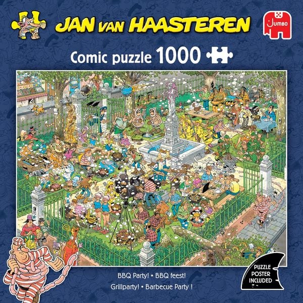 Produktbild: Jan van Haasteren -Grillparty (1000 pieces)