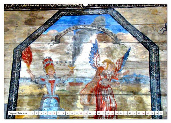 Produktbild: Die Kirche von M&uuml;hlhausen - Ein architektonisches Kleinod in Ostpreu&szlig;en (hochwertiger Premium Wandkalender 2026 DIN A2 quer), Kunstdruck in Hochglanz