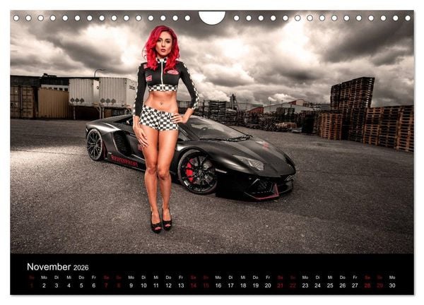 Produktbild: Cars and Girls (Wandkalender 2026 DIN A4 quer), CALVENDO Monatskalender