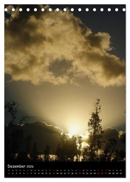 Produktbild: Hawaiian Sunsets (Tischkalender 2026 DIN A5 hoch), CALVENDO Monatskalender