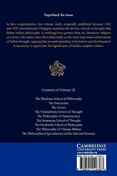 Produktbild: A History of Indian Philosophy