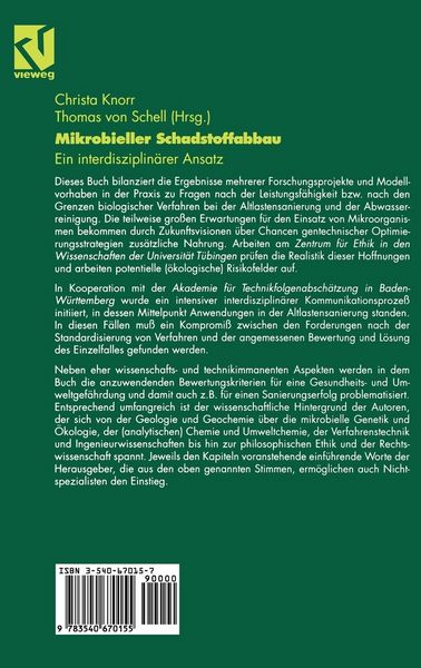 Produktbild: Mikrobieller Schadstoffabbau