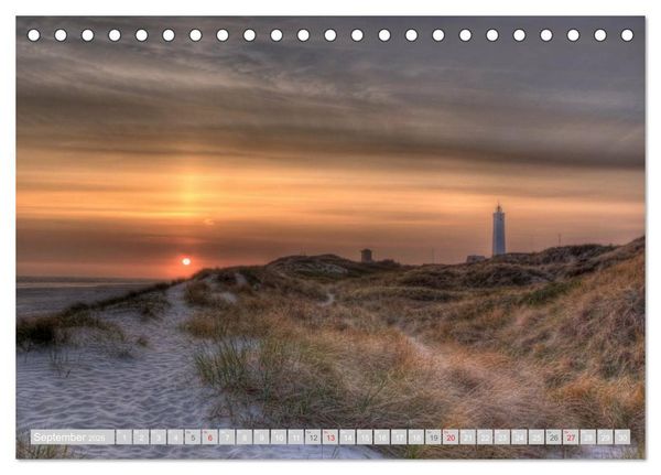 Produktbild: D&auml;nische Westk&uuml;ste (Tischkalender 2026 DIN A5 quer), CALVENDO Monatskalender