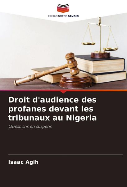 Produktbild: Droit d'audience des profanes devant les tribunaux au Nigeria