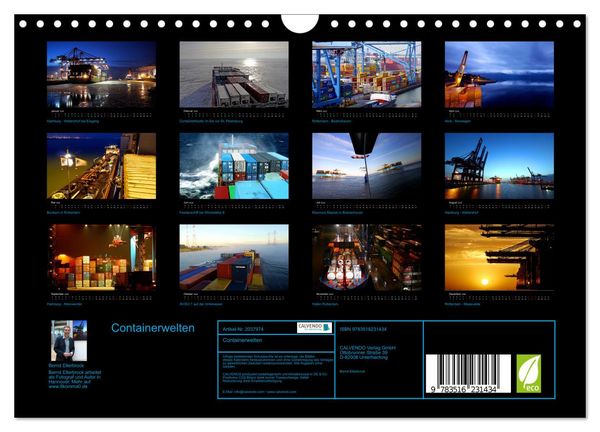 Produktbild: Containerwelten (Wandkalender 2026 DIN A4 quer), CALVENDO Monatskalender