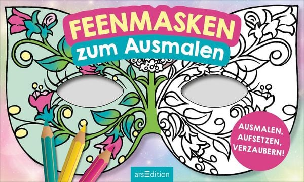 Produktbild: Feenmasken zum Ausmalen