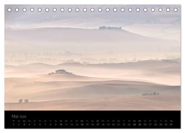 Produktbild: &ndash; Magie des Lichtes &ndash; TOSKANA (Tischkalender 2026 DIN A5 quer), CALVENDO Monatskalender
