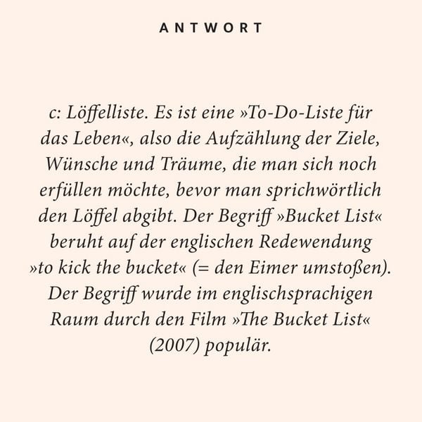 Produktbild: Ruhestand. Das Quiz