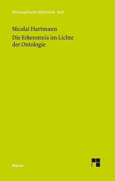 Produktbild: Die Erkenntnis im Lichte der Ontologie