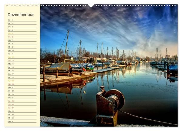 Produktbild: Friesland, verzauberte Landschaft an der Nordsee (hochwertiger Premium Wandkalender 2026 DIN A2 quer), Kunstdruck in Hochglanz
