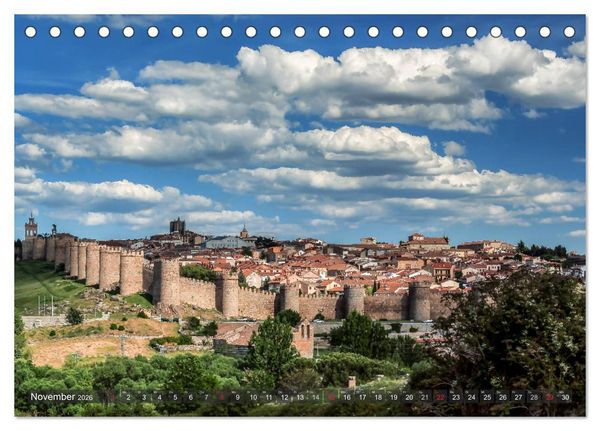 Produktbild: Zentralspanien (Tischkalender 2026 DIN A5 quer), CALVENDO Monatskalender