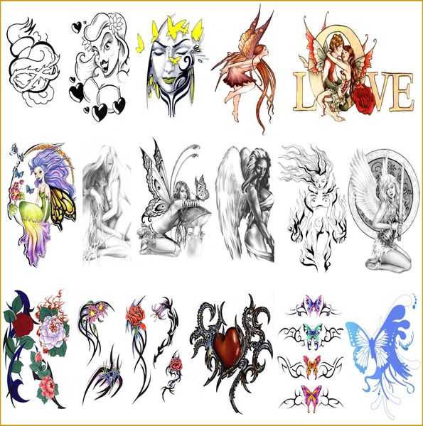 Produktbild: Tattoo Designs f&uuml;r Frauen. 3 eBooks Tattoo Design Vorlagen f&uuml;r Frauen.