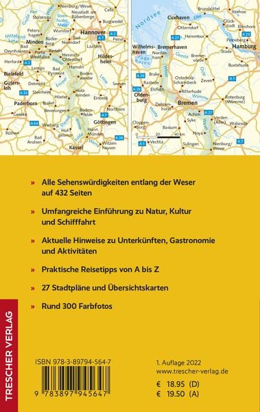 Produktbild: TRESCHER Reisef&uuml;hrer Weser
