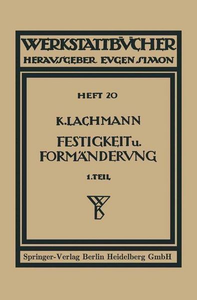 Produktbild: Festigkeit und Form&auml;nderung