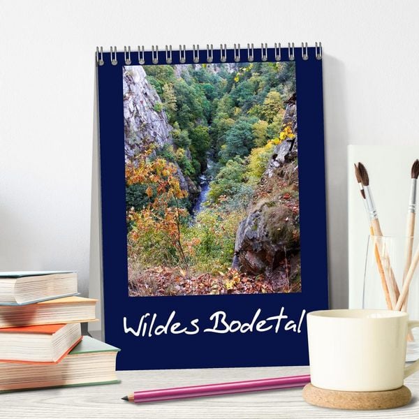 Produktbild: Wildes Bodetal (Tischkalender 2026 DIN A5 hoch), CALVENDO Monatskalender