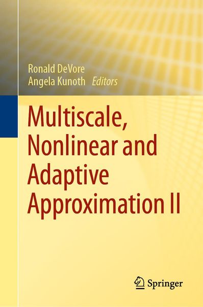 Produktbild: Multiscale, Nonlinear and Adaptive Approximation II