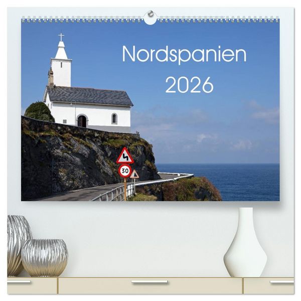 Nordspanien (hochwertiger Premium Wandkalender 2026 DIN A2 quer), Kunstdruck in Hochglanz