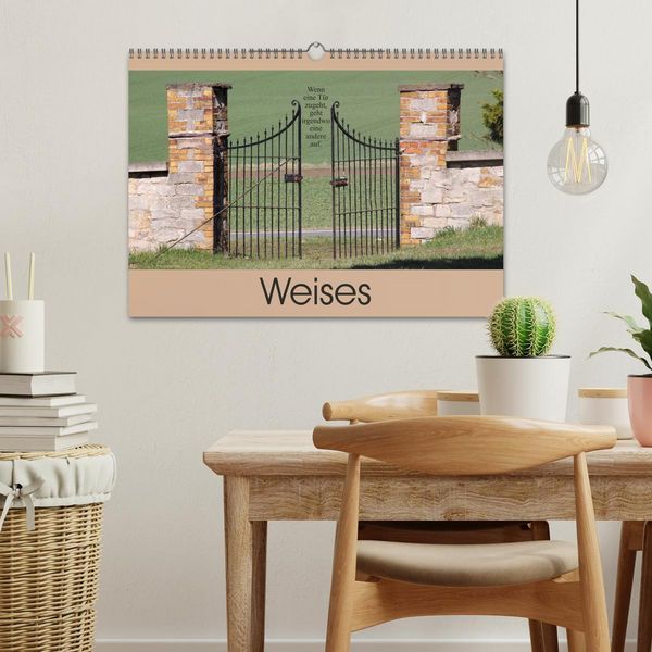 Produktbild: Weises (Wandkalender 2026 DIN A3 quer), CALVENDO Monatskalender