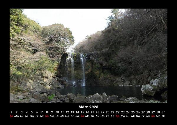 Produktbild: Wasserf&auml;lle 2026 Fotokalender DIN A3