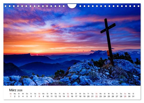 Produktbild: Berchtesgadener Berge im Licht (Wandkalender 2026 DIN A4 quer), CALVENDO Monatskalender
