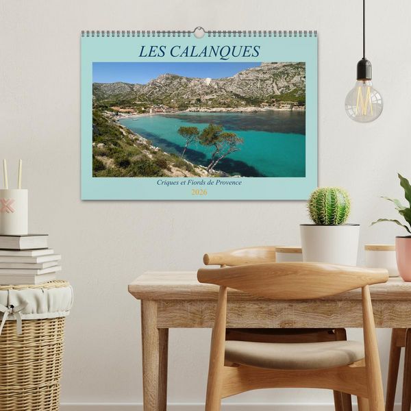 Produktbild: Les Calanques - Criques et fiords de Provence (Calendrier mural 2026 DIN A3 vertical), CALVENDO calendrier mensuel