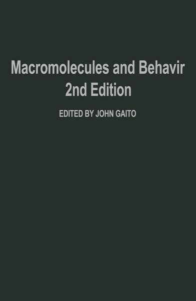 Produktbild: Macromolecules and Behavior