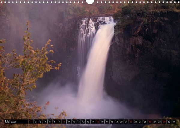 Produktbild: Victoria Wasserf&auml;lle (Wandkalender 2022 DIN A3 quer)